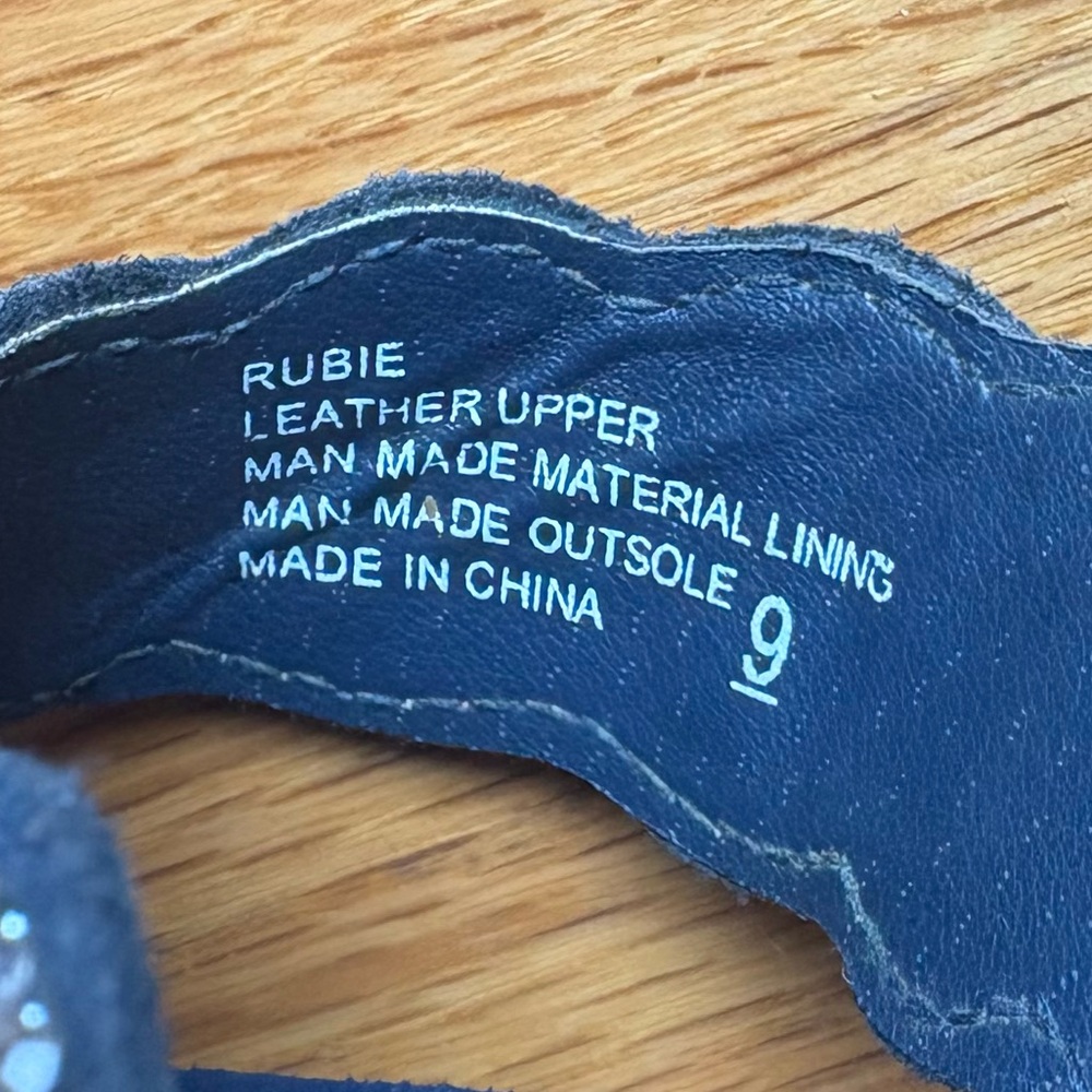 Yellow Box Navy Beaded Women's Flip Flop Sandals - Picture 8 of 8